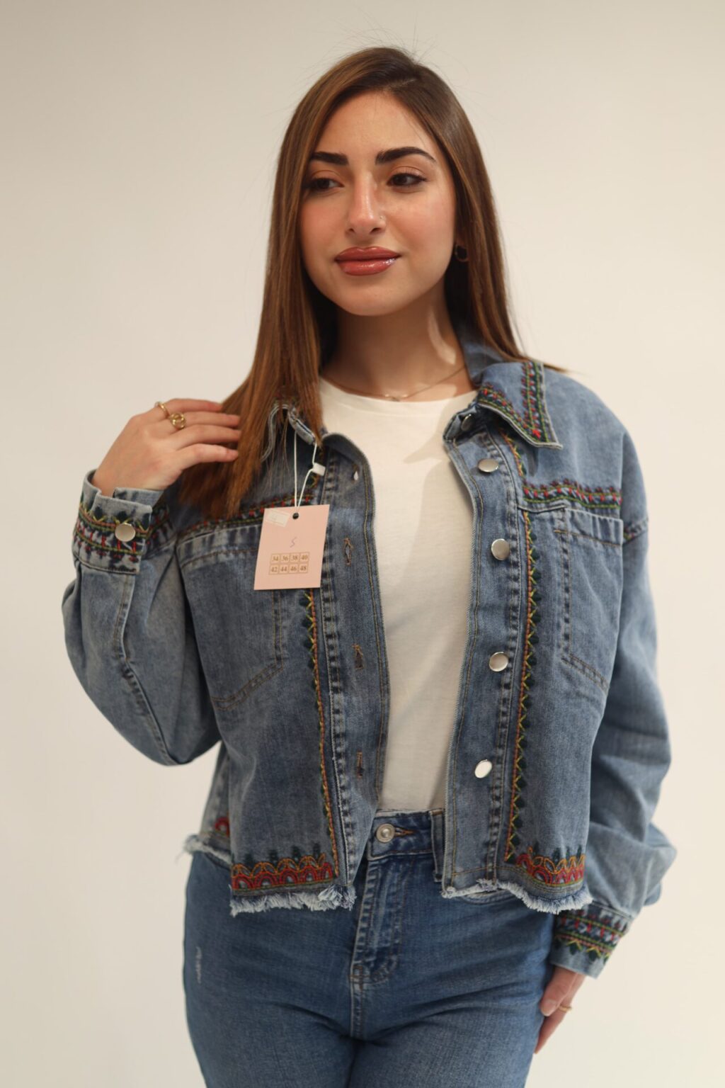 Embroidered Denim Jacket
