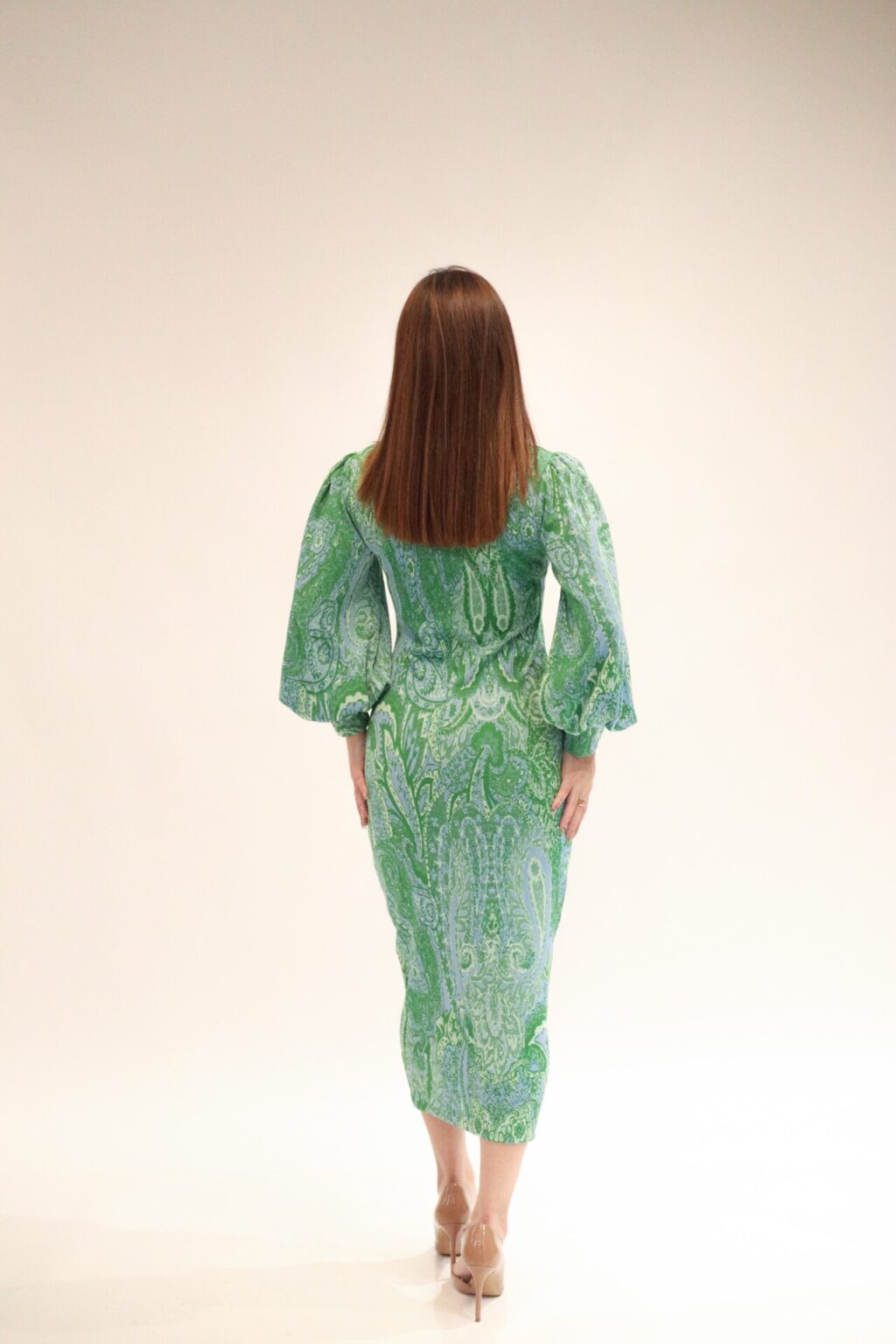 wool midi dress