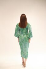 wool midi dress
