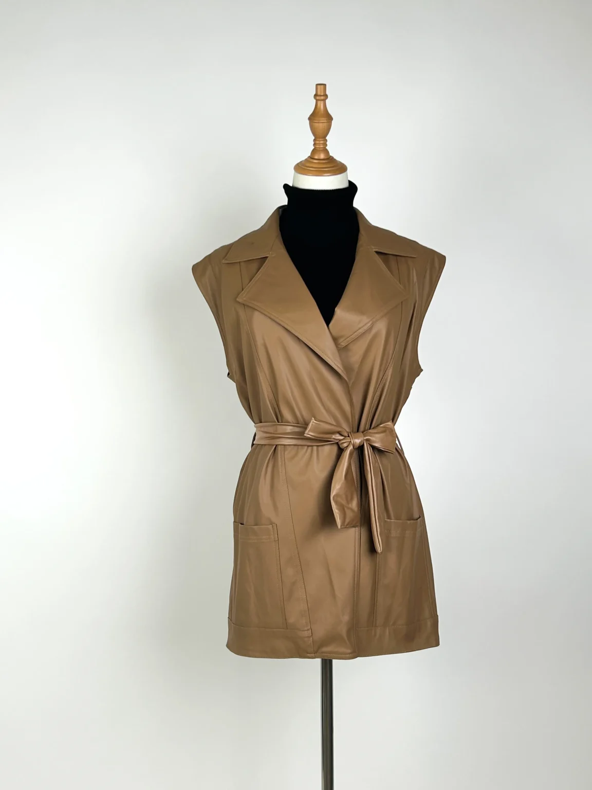 Leather vest