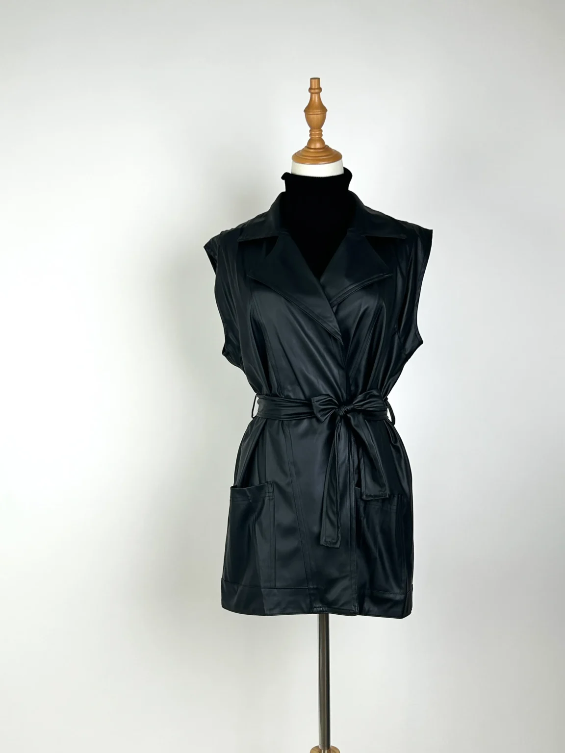 Leather vest