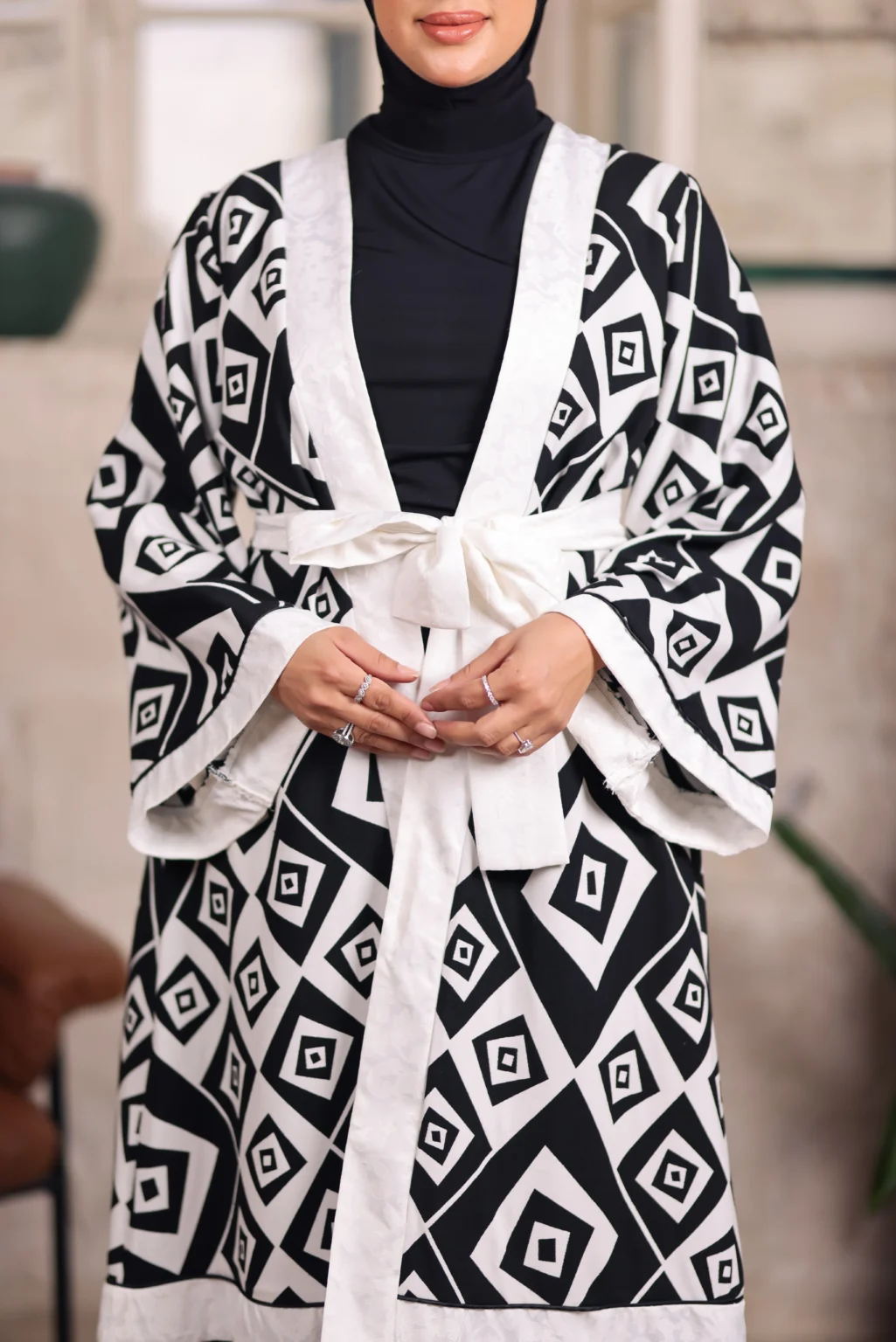 Two-piece abaya