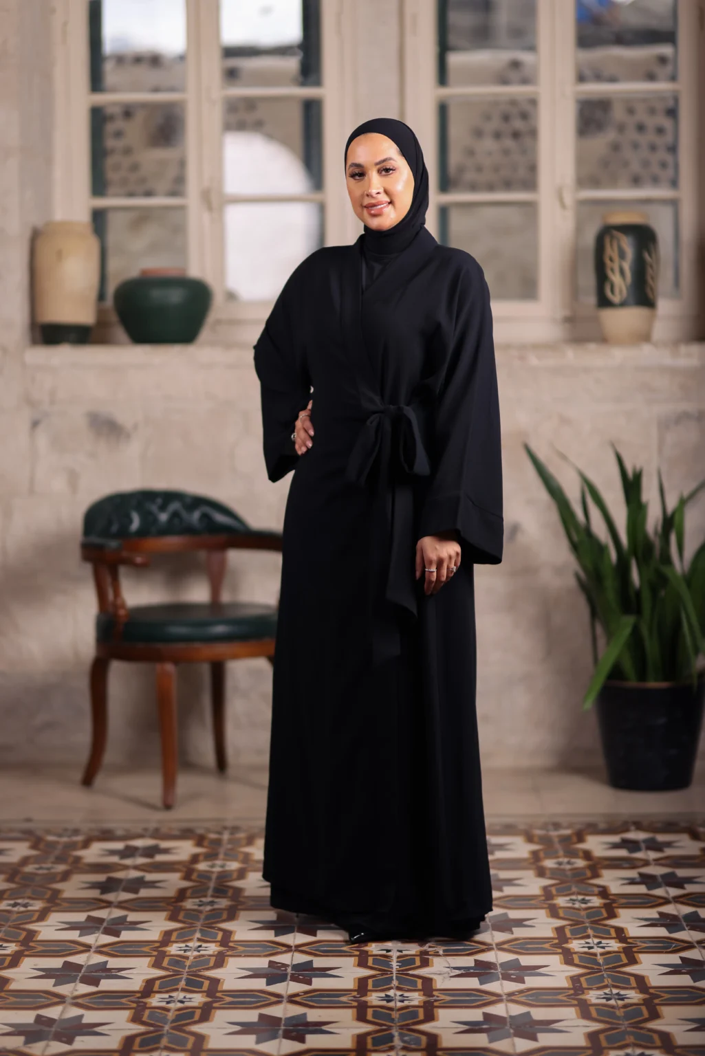 Two-piece abaya