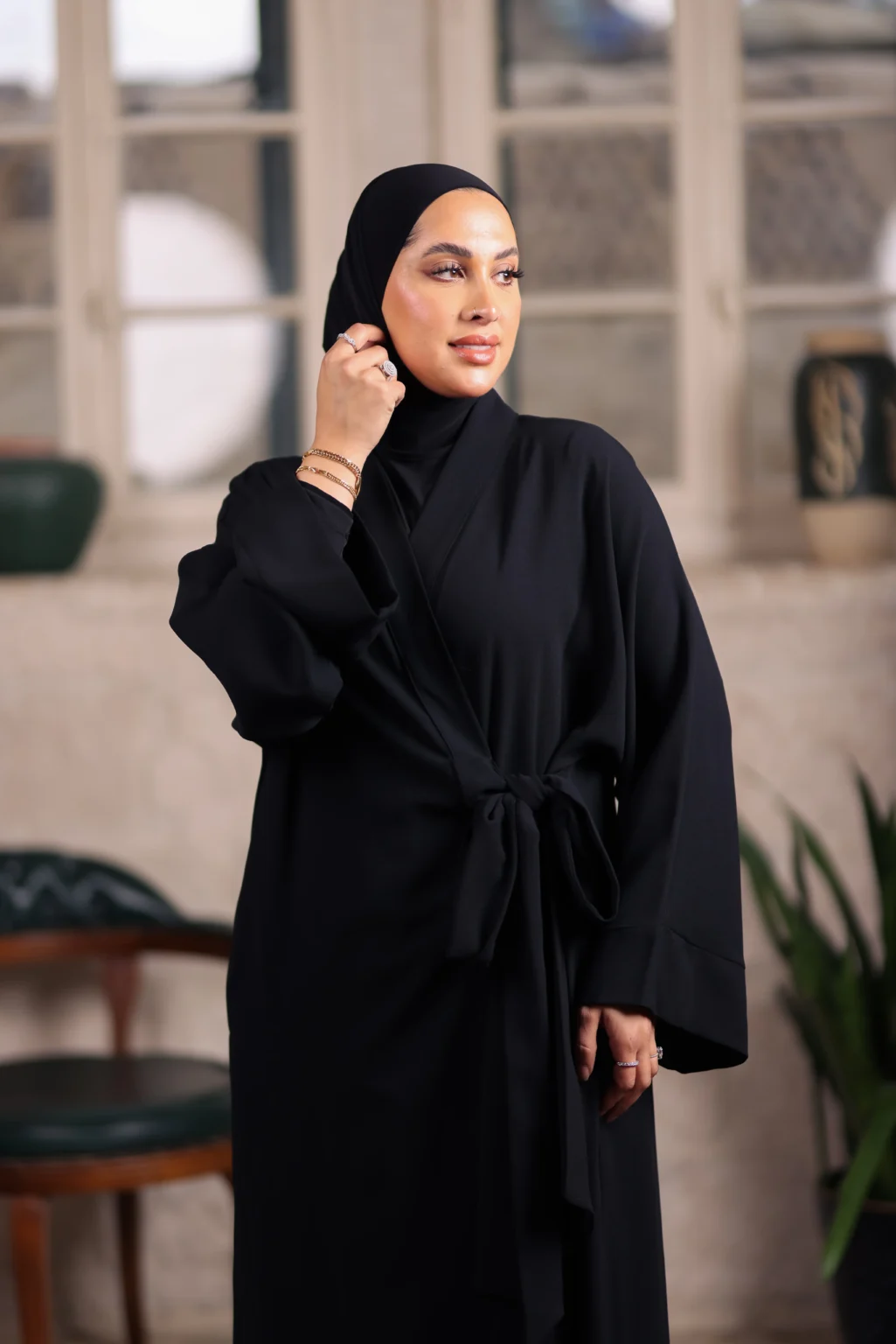 Two-piece abaya