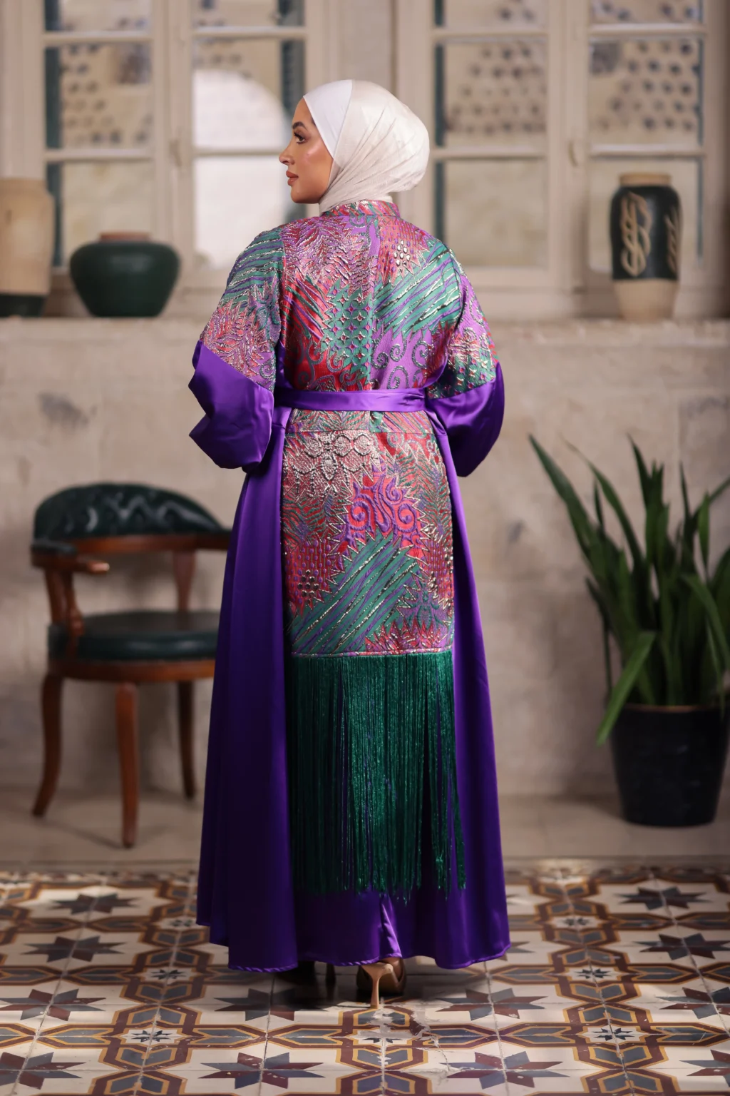 Two-piece abaya