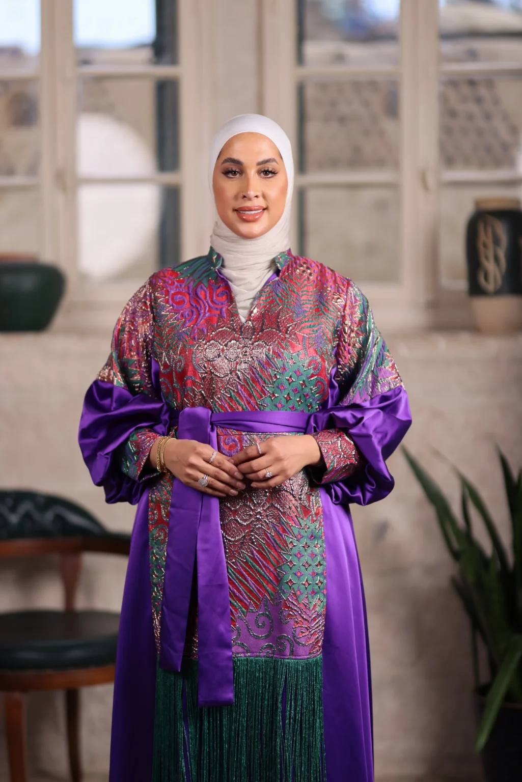 Two-piece abaya