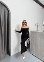 off shoulder dress