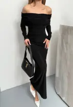 off shoulder dress