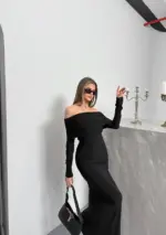 off shoulder dress