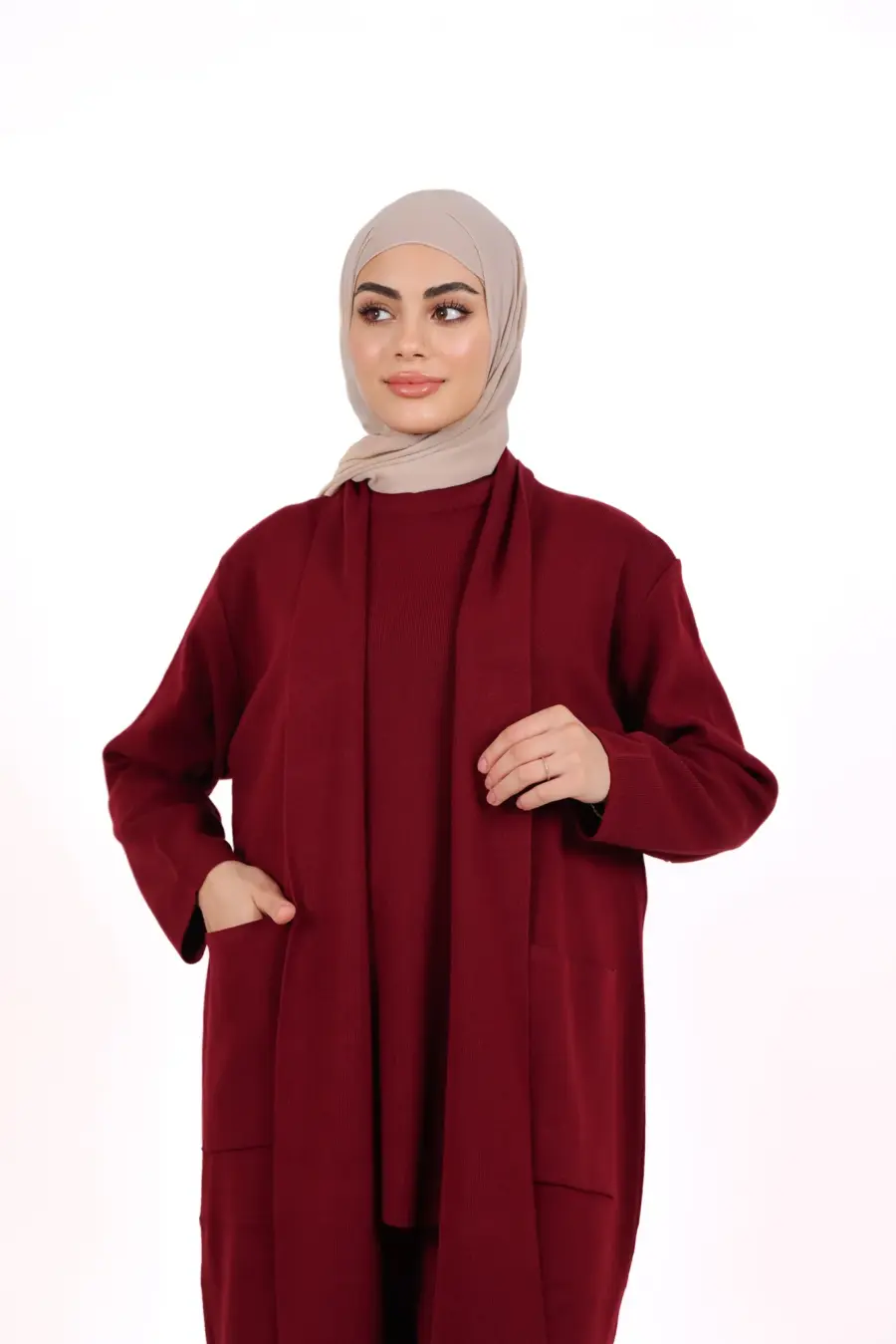 three -piece wool set